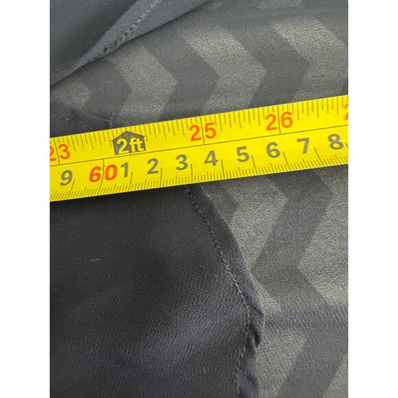 BLACK TAPE Sheer Black High-Low Long Sleeve Tunic Blouse | Size M - Picture 9 of 10